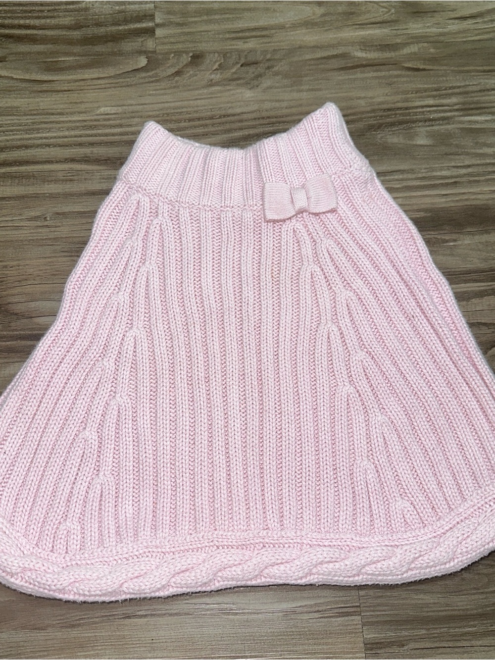 Vintage Gymboree Light Pink Très Fabulous Collection Knit Girl S Capelet Poncho